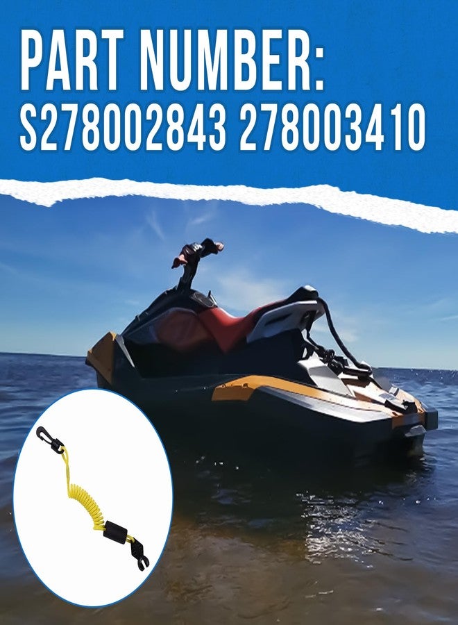 مفتاح ربط حبل الأمان SeDeplacer S278002843 278003410 متوافق مع SeaDoo Spark 900 موديلات 2014-2024 (يجب إيقاف تشغيل وظيفة DESS في موديلات 2016-2024 لكي يعمل). - Image 4